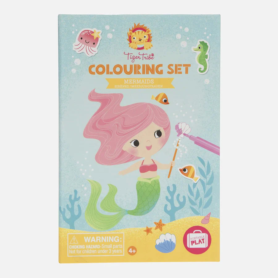 TIGERTRIBE - COLOURING SET - MERMAIDS