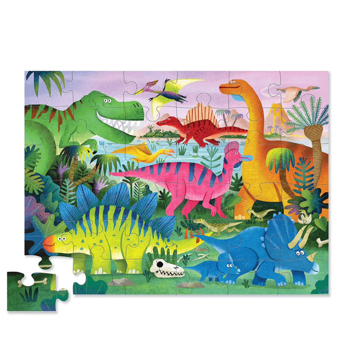 CROCODILE CREEK - DINO LAND FLOOR PUZZLE