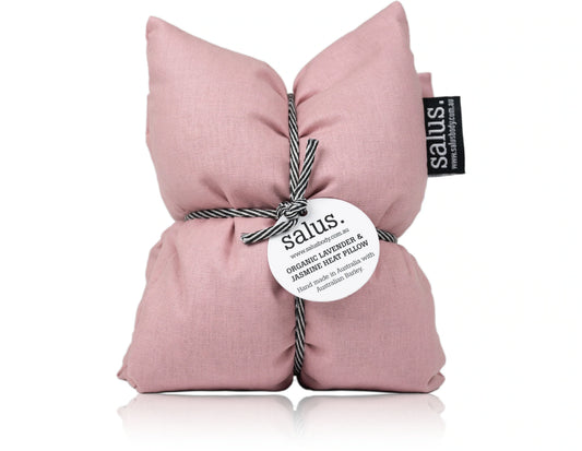 SALUS - ORGANIC LAVENDER JASMINE HEAT PILLOW - DUSTY ROSE
