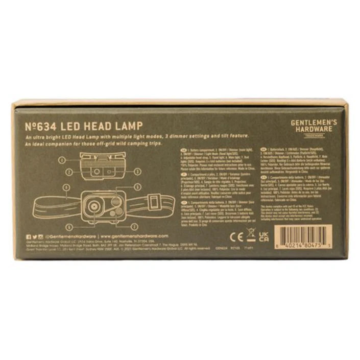 GENTLEMEN'S HARDWARE - LED HEAD LAMP