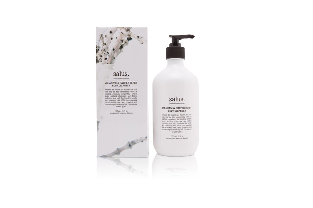 SALUS -GERANIUM & JUNIPER BERRY BODY WASH - 500ml