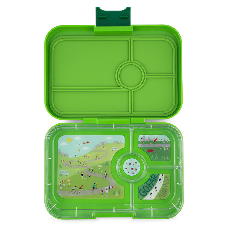 YUMBOX TAPAS - 4 COMPARTMENT - GO GREEN