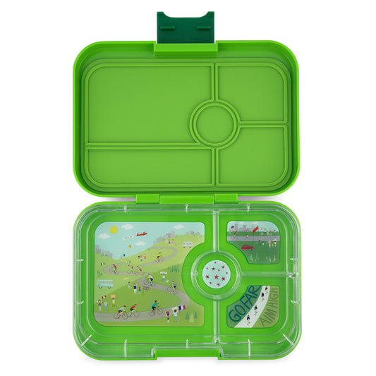 YUMBOX TAPAS - 4 COMPARTMENT - GO GREEN