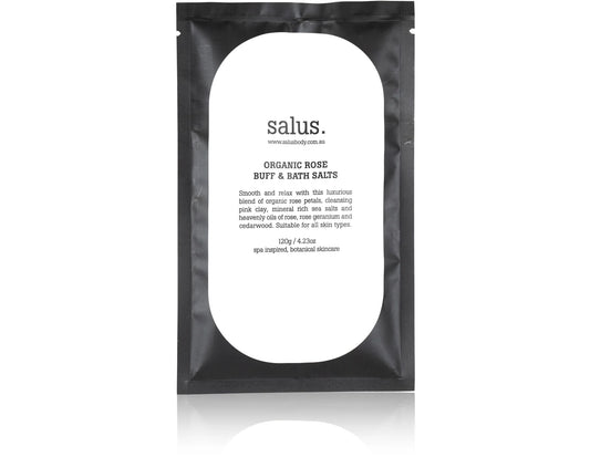 SALUS - ORGANIC ROSE BUFF & BATH SALTS