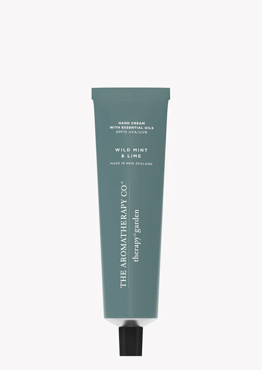 THE AROMATHERAPY CO - THERAPY GARDEN - HAND CREAM- WILD MINT & LIME
