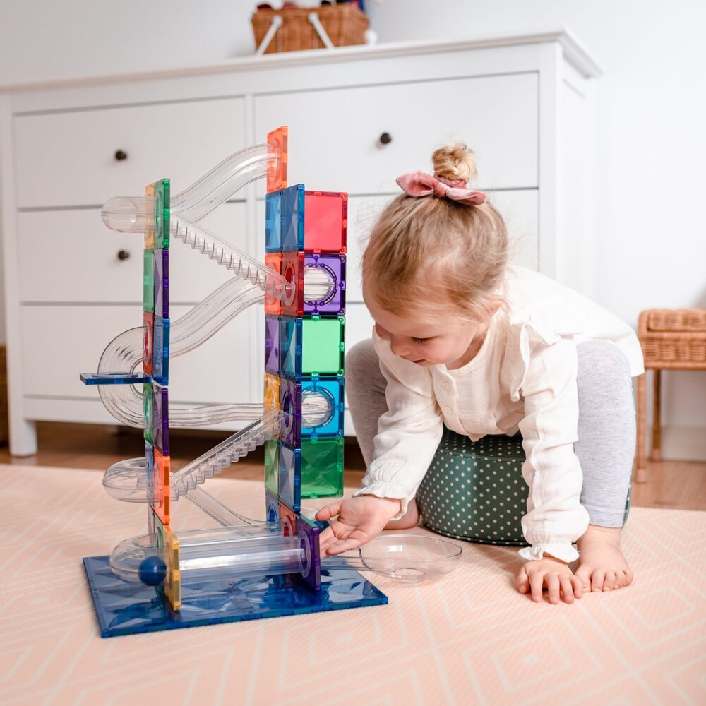 CONNETIX TILES - RAINBOW BALL RUN (92 pieces)