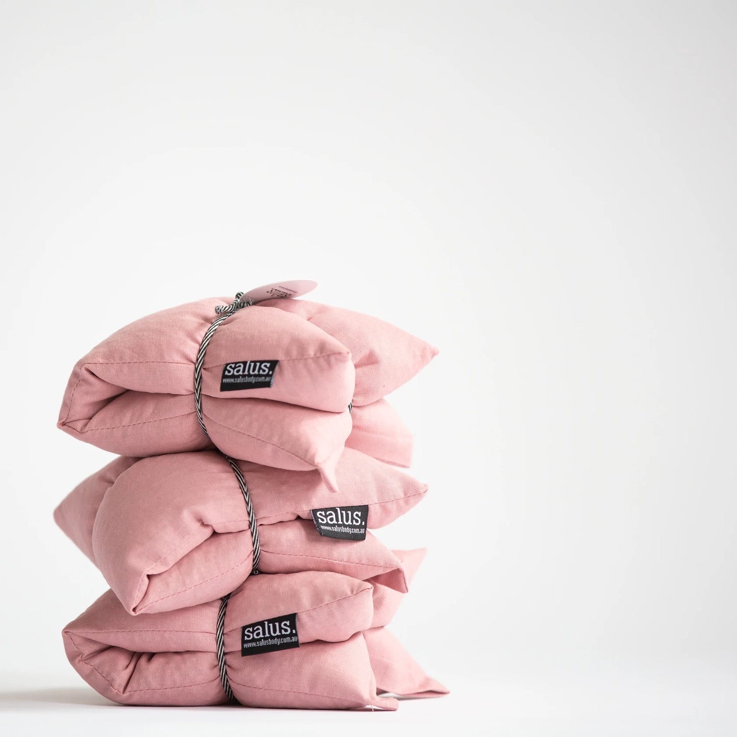 SALUS - ORGANIC LAVENDER JASMINE HEAT PILLOW - DUSTY ROSE