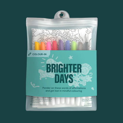 HEY DOODLE PLACEMAT - BRIGHTER DAYS