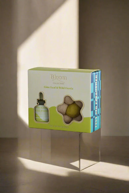 BLOOM FELT AIR FRESHENER - LIME LEAF & WILD FRESIA