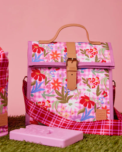 THE SOMEWHERE CO - LUNCH SATCHEL - FLOWERBURST