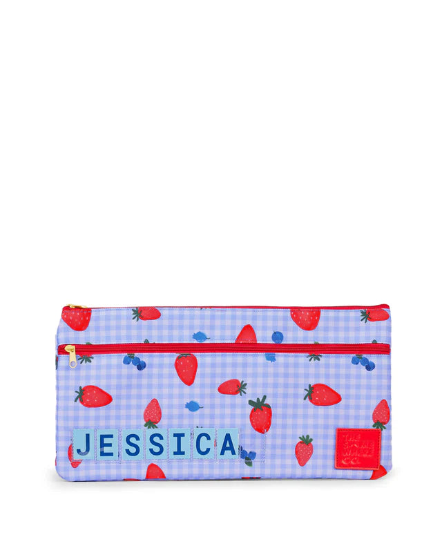 THE SOMEWHERE CO - PENCIL CASE - STRAWBERRY