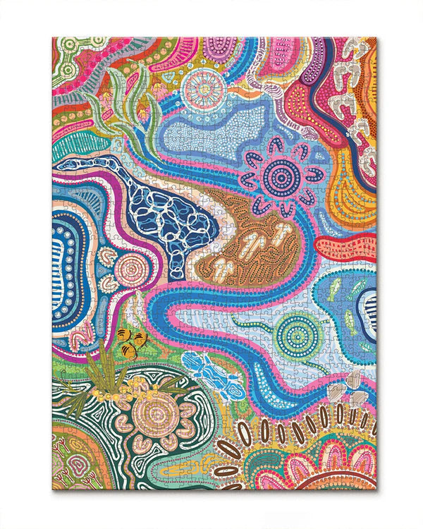 JOURNEY OF SOMETHING  PUZZLE - COLOURFUL LIFE - 1000 PIECE