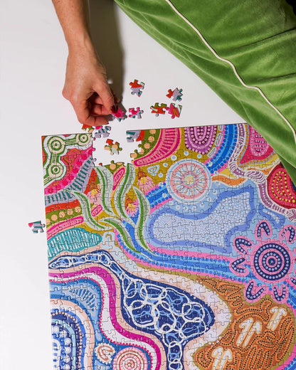 JOURNEY OF SOMETHING  PUZZLE - COLOURFUL LIFE - 1000 PIECE