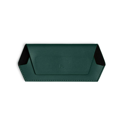 FOX AND LEO GLASSES CASE - FORREST GREEN