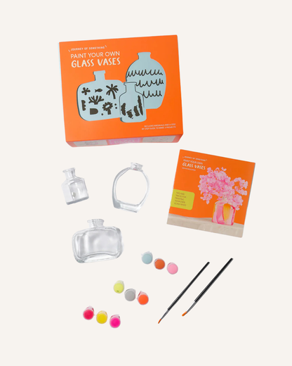 JOURNEY OF SOMETHING  - PAINT YOUR OWN GLASS VASES