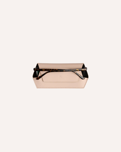FOX AND LEO GLASSES CASE - BLUSH