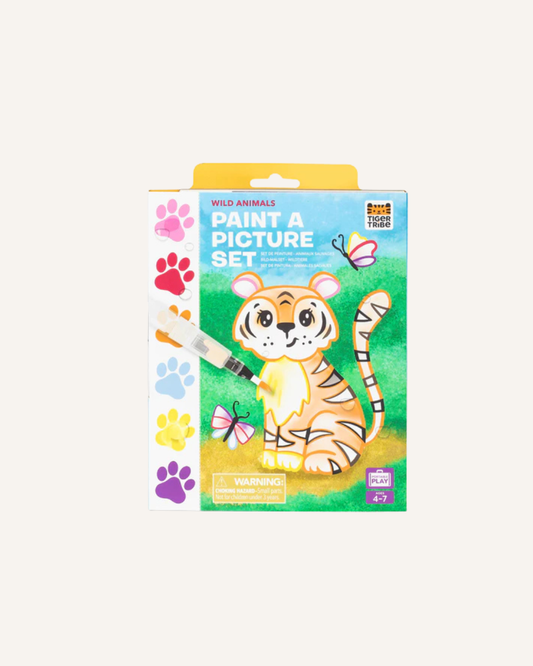 TIGERTRIBE -  PAINT A PICTURE SET - WILD ANIMALS
