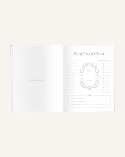 FOX & FALLOW - BABY BOOK - SAGE STRIPE
