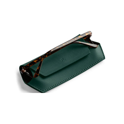 FOX AND LEO GLASSES CASE - FORREST GREEN
