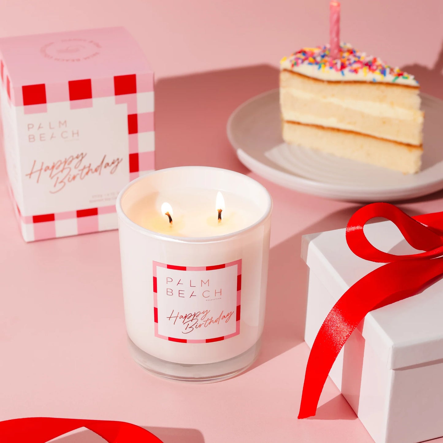 PALM BEACH HAPPY BIRTHDAY CANDLE