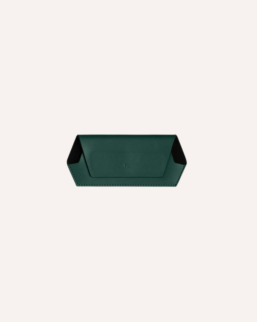 FOX AND LEO GLASSES CASE - FORREST GREEN