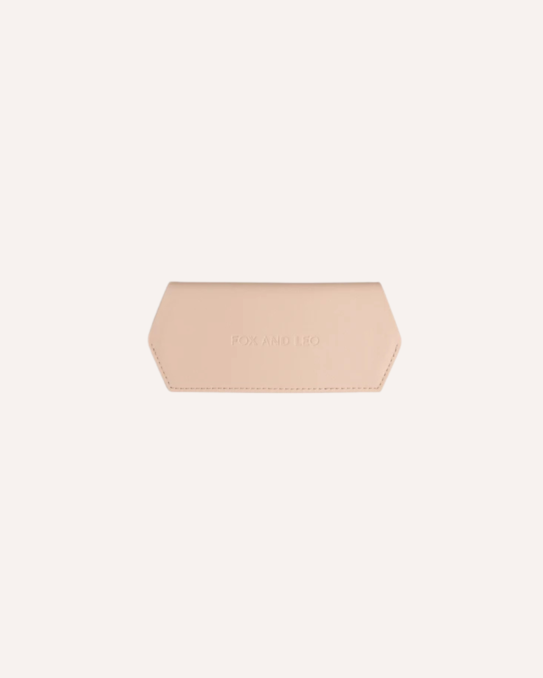 FOX AND LEO GLASSES CASE - BLUSH