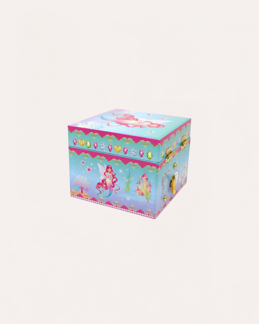 PINK POPPY - MUSICAL JEWELLERY BOX - SMALL - SHIMMERING MERMAID