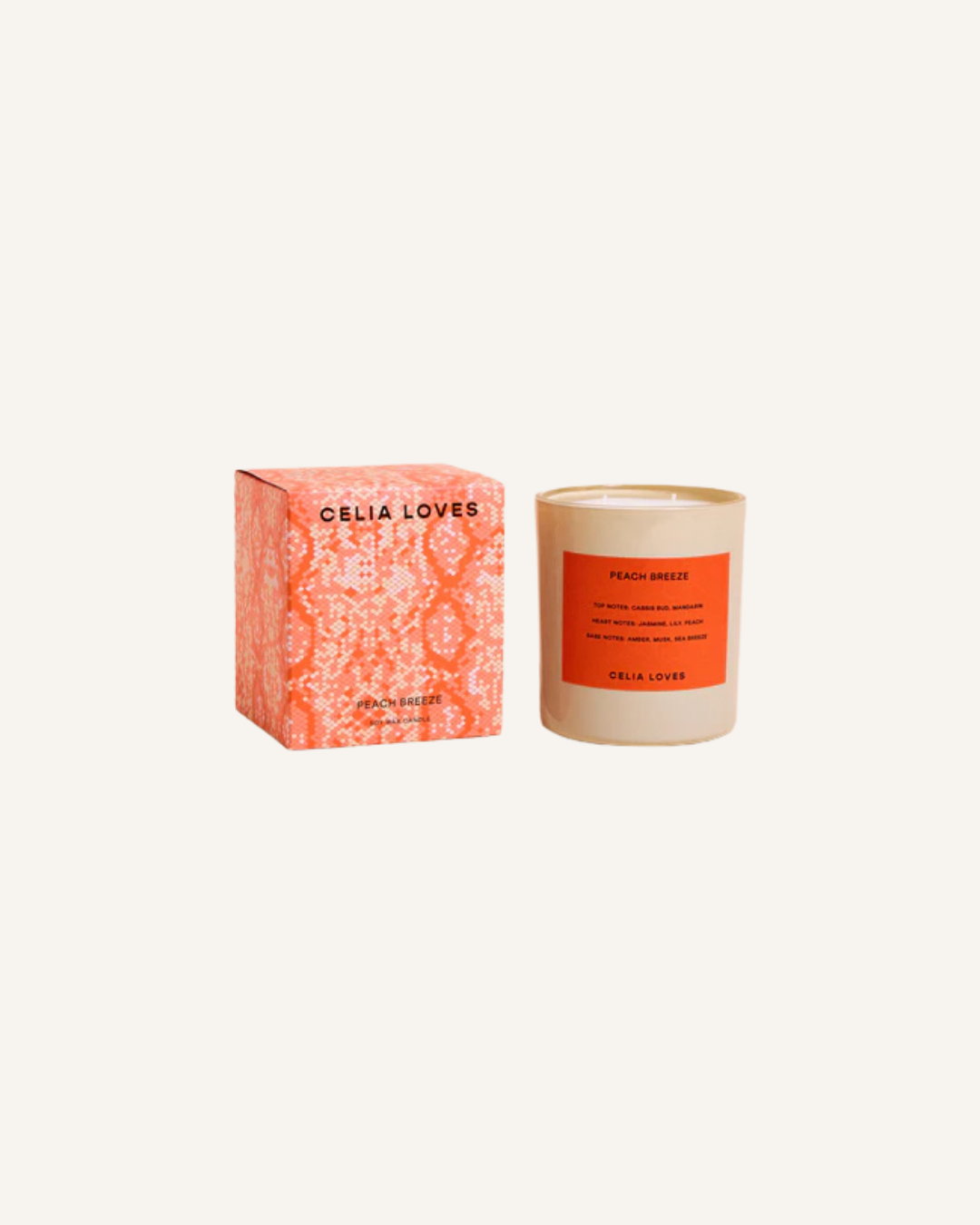 CELIA LOVES CANDLE - PEACH BREEZE