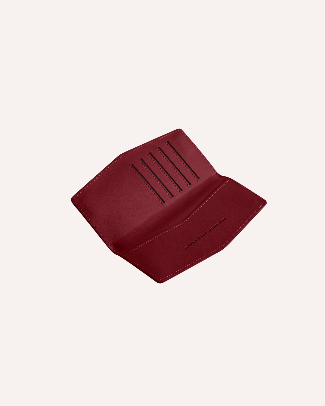FOX AND LEO SWALLET - BURGUNDY