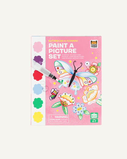 TIGERTRIBE -  PAINT A PICTURE - BUTTERFLIES & FLOWERS