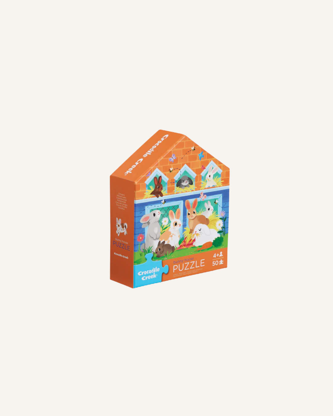 CROCODILE CREEK - CLASSIC FLOOR PUZZLE - 50 PIECE - BUNNY HOUSE