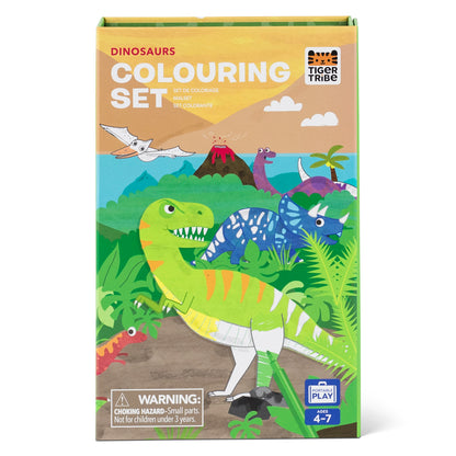 TIGERTRIBE - COLOURING SET - DINOSAURS