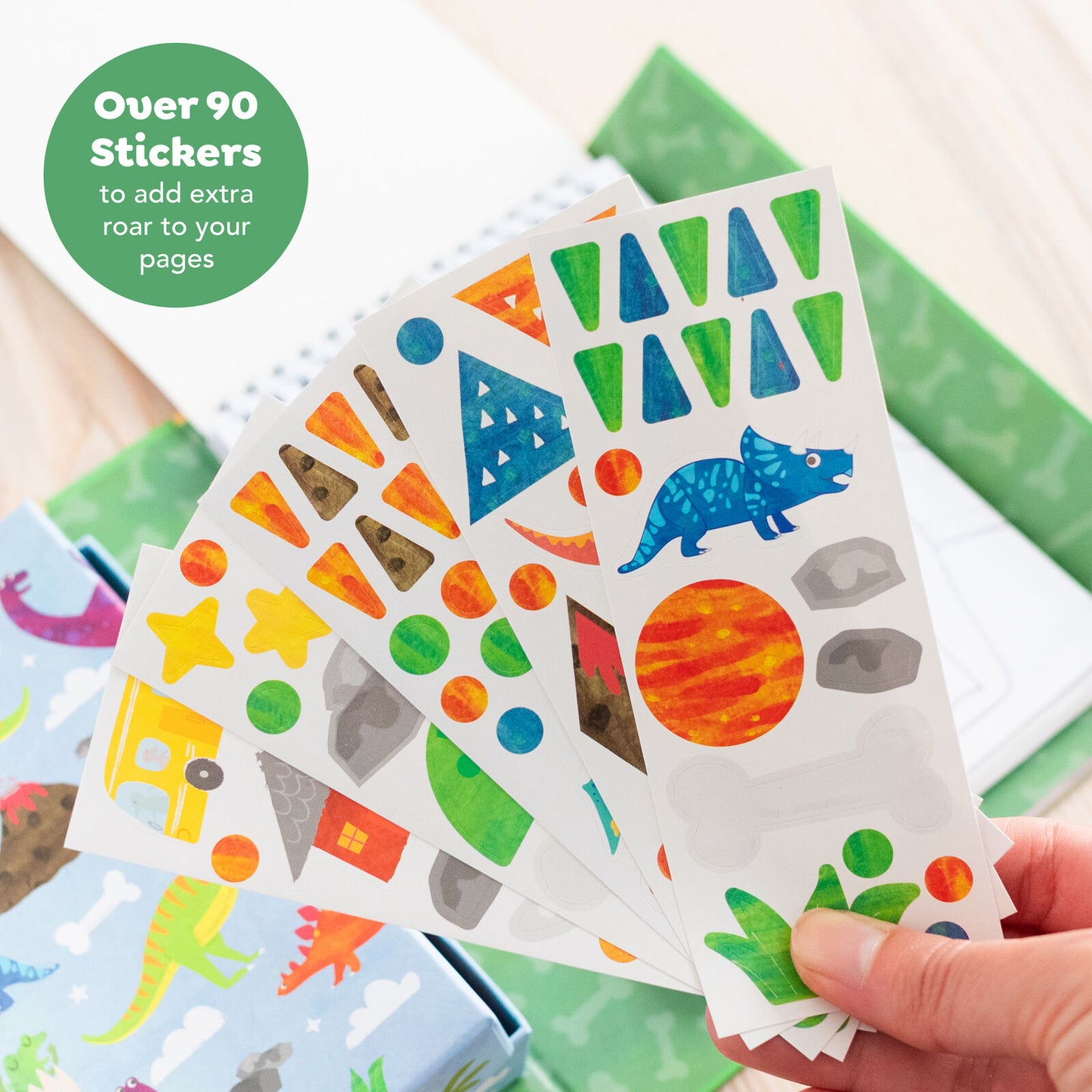TIGERTRIBE - COLOURING SET - DINOSAURS