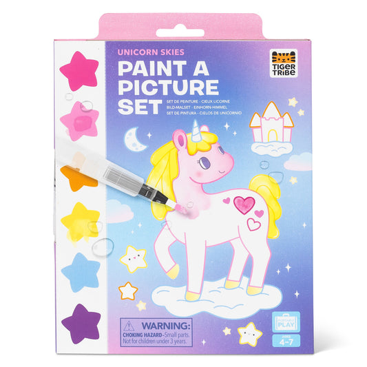 TIGERTRIBE -  PAINT A PICTURE SET - UNICORN SKIES