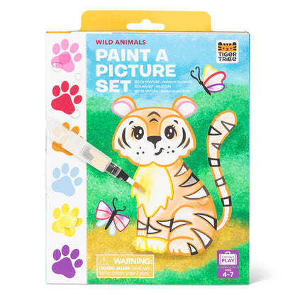 TIGERTRIBE -  PAINT A PICTURE SET - WILD ANIMALS