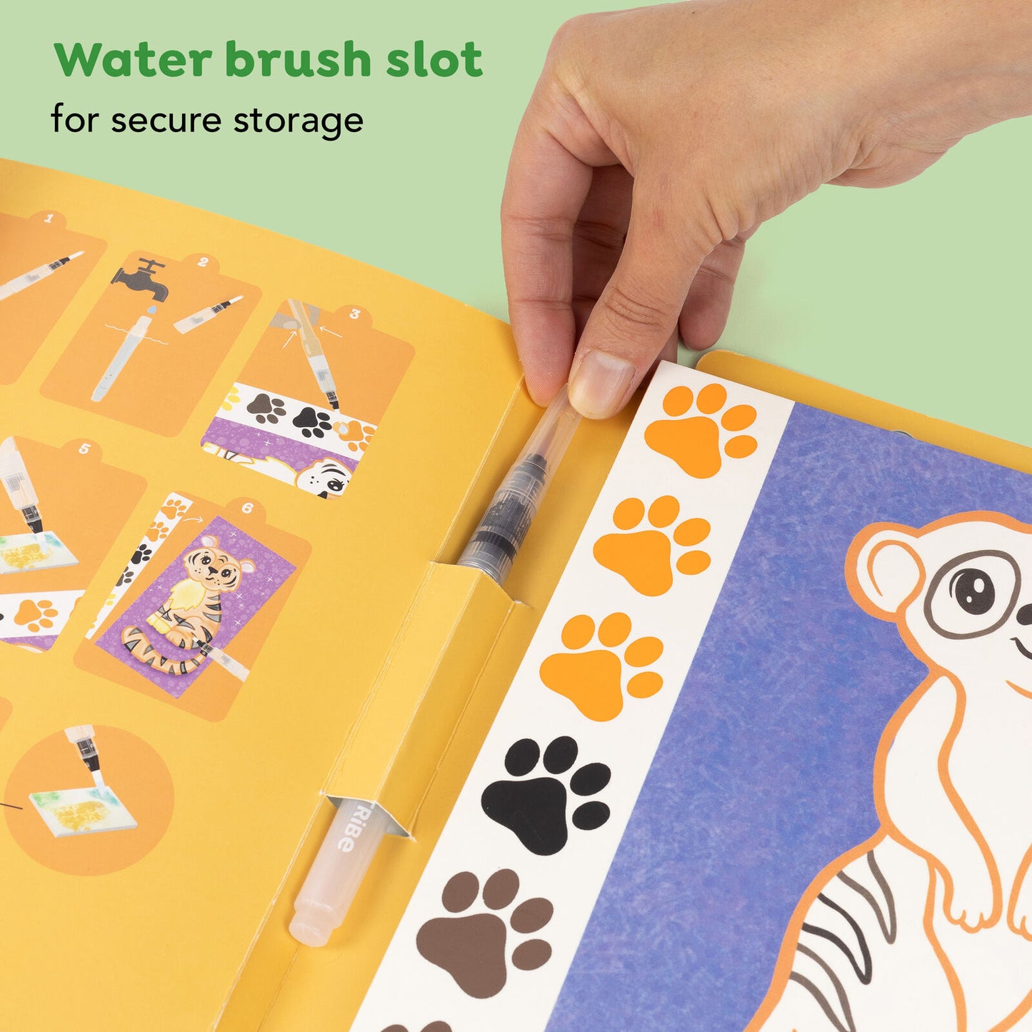 TIGERTRIBE -  PAINT A PICTURE SET - WILD ANIMALS