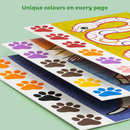 TIGERTRIBE -  PAINT A PICTURE SET - WILD ANIMALS