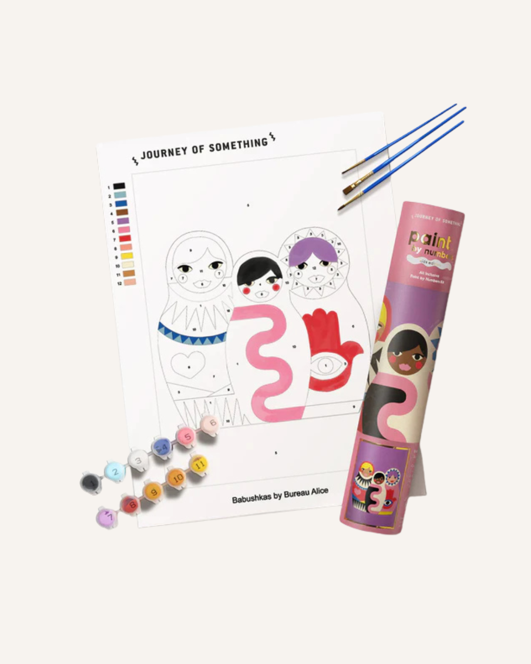 JOURNEY OF SOMETHING KIDS PAINT BY NUMBERS - BABUSHKAS