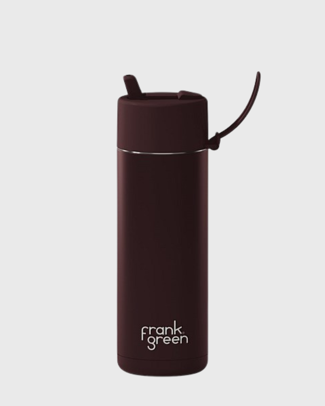 FRANK GREEN CERAMIC REUSABLE BOTTLE 595ml - CHOCOLATE