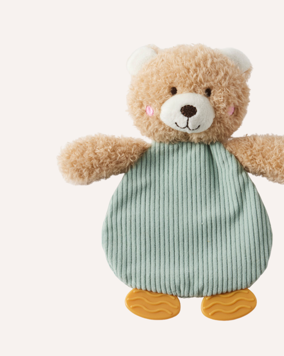 JIGGLE & GIGGLE - TEDDY BEAR CRINKLE TOY - BLUE