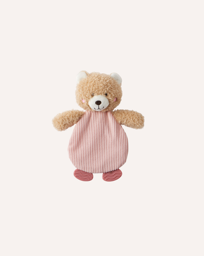 JIGGLE & GIGGLE - TEDDY BEAR CRINKLE TOY - PINK