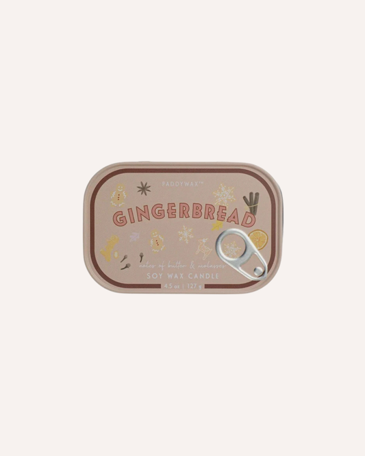 PADDYWAX - GINGERBREAD TIN CANDLE