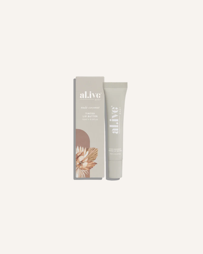 AL.IVE TINTED LIP BUTTER - NUDE COCONUT