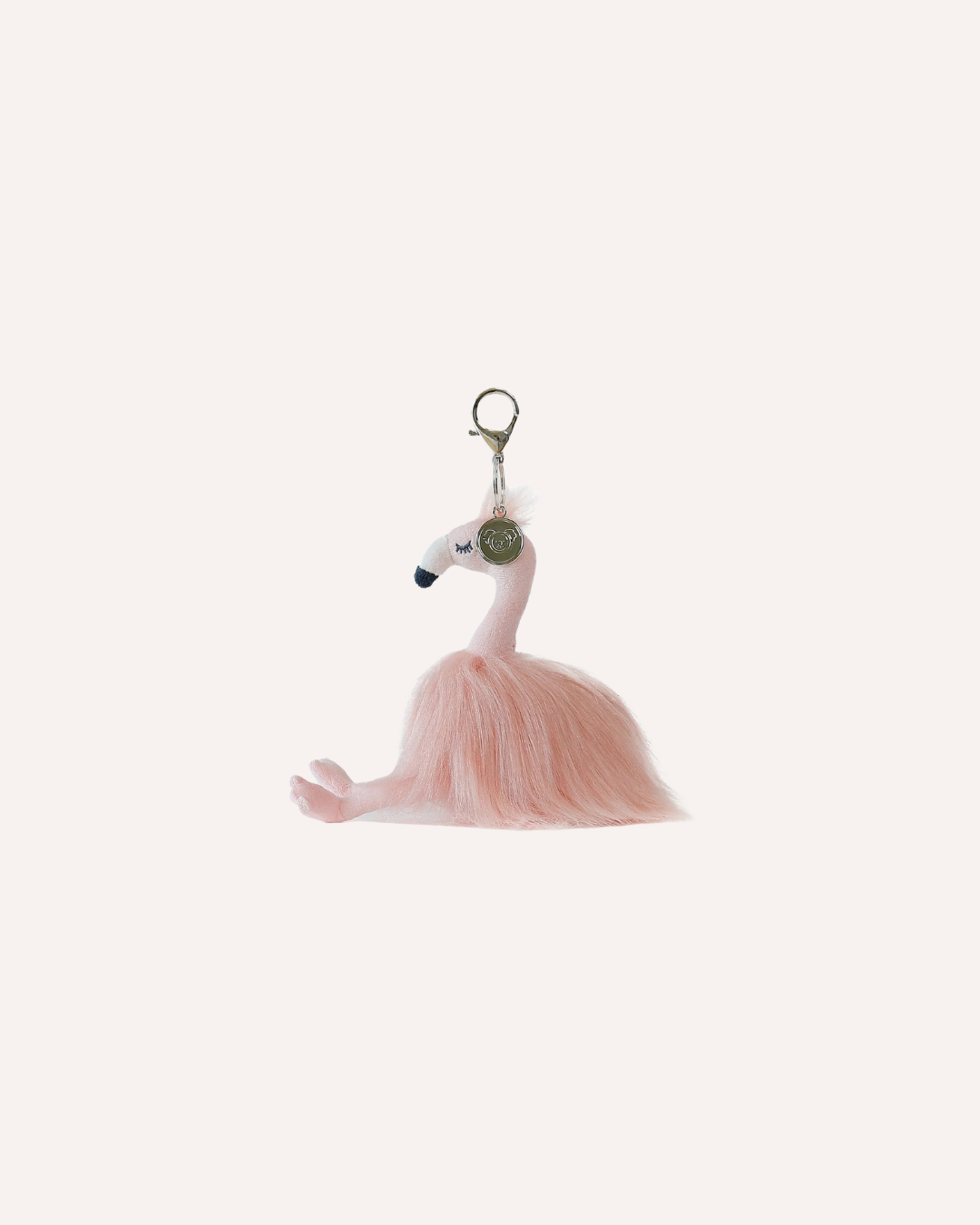 OB DESIGNS - BAG CHARM - GLORIA FLAMINGO