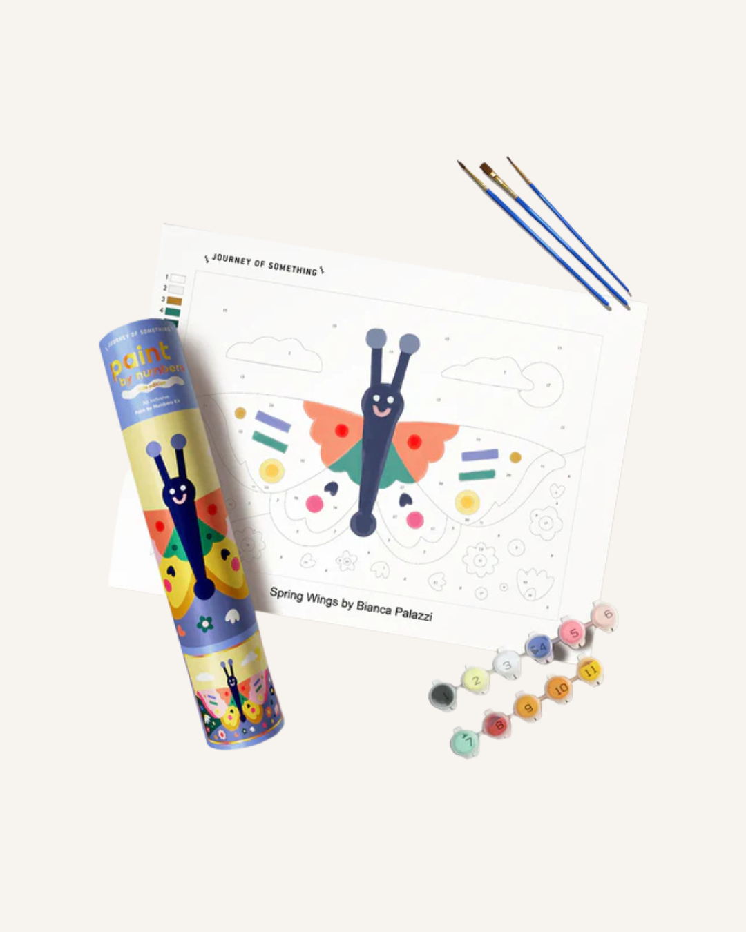 JOURNEY OF SOMETHING KIDS PAINT BY NUMBERS - SPRING WINGS