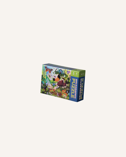 CROCODILE CREEK - HOLOGRAPHIC PUZZLE - BACKYARDE BUGS 50 PIECE