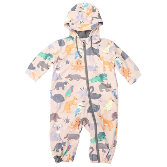 KORANGO RAIN SUIT - AUSTRALIAN ANIMAL BEIGE