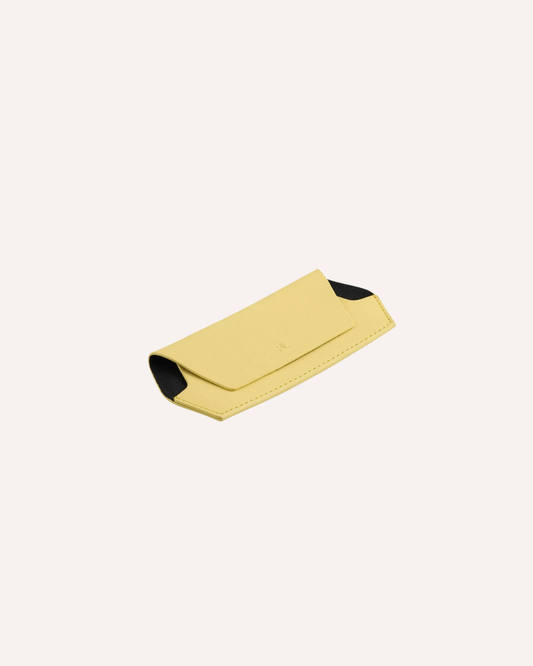 FOX AND LEO GLASSES CASE - YELLOW