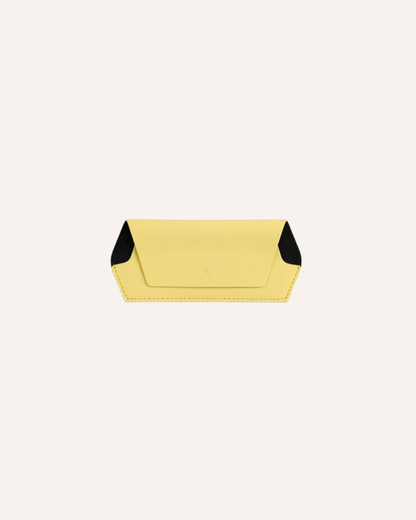 FOX AND LEO GLASSES CASE - YELLOW