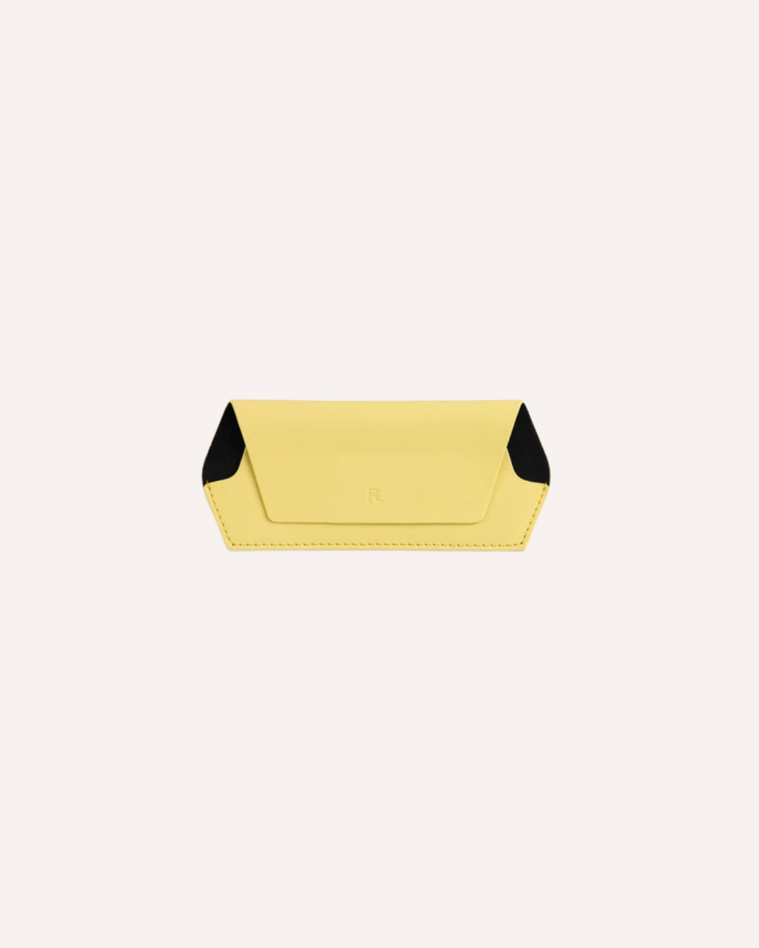 FOX AND LEO GLASSES CASE - YELLOW